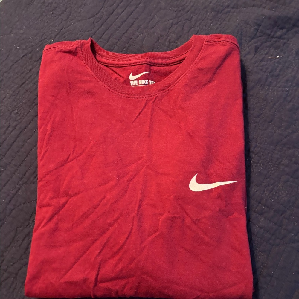 Nike Red Long Sleeve Tee